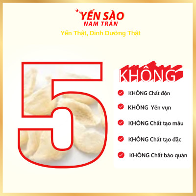 [Combo 3 hộp] Yến chưng Đường phèn 7 gram Tổ Yến Tươi - Yến Sào Nam Trân. Hộp (6 lọ x 70 ml)
