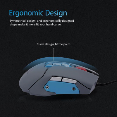 Chuột 9 Nút MOS9T (MOS9X) USB Đa chức năng,có thể Lập trình Loa Micrô USB Flash