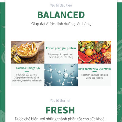 THỨC ĂN HẠT CAO CẤP TĂNG CƯỜNG MIỄN DỊCH & HỖ TRỢ HỆ THẦN KINH PREMIUM LAMER Túi 1.5KG