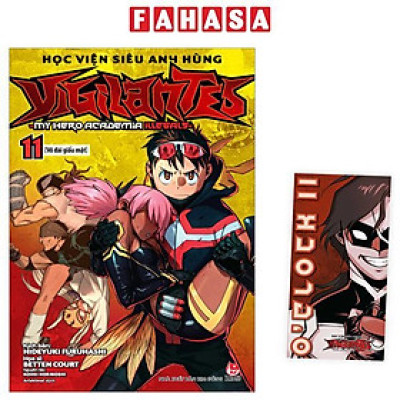 Sách - Học Viện Siêu Anh Hùng Vigilantes - My Hero Academia Illegals - Tập 11 - Võ Đài Giấu Mặt - Tặng Kèm Bookmark
