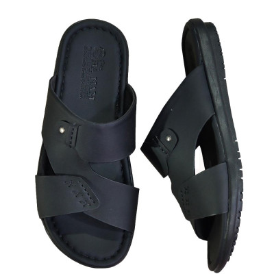 Dép Nam Quai Ngang Da Bò Thật TiTi ĐÔ Cao Cấp DNA2219