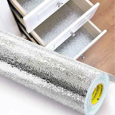 (́ ̉) Cuộn 3 Mét Decal Giấy Dán Bếp Tráng Nhôm Cách Nhiệt (3 Mét Dài x 0.6 Mét Rộng)