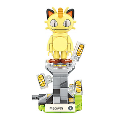 Đồ Chơi Lắp Ráp KEEPPLEY Pokemon Mini Meowth B0103