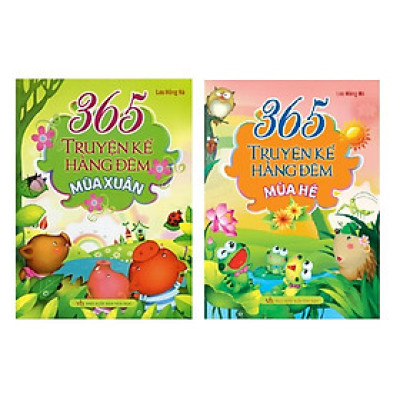 Combo 2 cuốn - 365 Truyện Kể Hằng Đêm  - Mùa Xuân - Mùa Hè