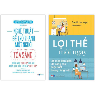 Sách - Lợi Thế Mỗi Ngày - 35 Mẹo Đơn Giản Để Nâng Cao Hiệu Quả Trong Công Việc - Tân Việt Books