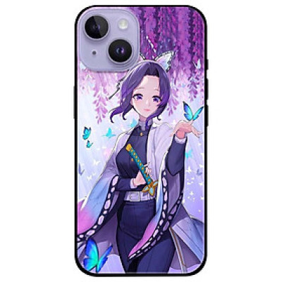 Ốp lưng dành cho Iphone 14 - Iphone 14 Plus - Iphone 14 Pro - Iphone 14 Pro Max - Anime Cô Gái Shinobu Kimetsu Và Bướm