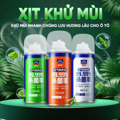 Chai Xịt Khử Mùi Khử Khuẩn KC 99,98% - Nội Thất Điều Hòa Ô Tô, Phòng Ngủ Tự Động Hàng Cao Cấp, ĐÈN TRANG TRÍ , ĐỒNG HỒ TREO TƯỜNG