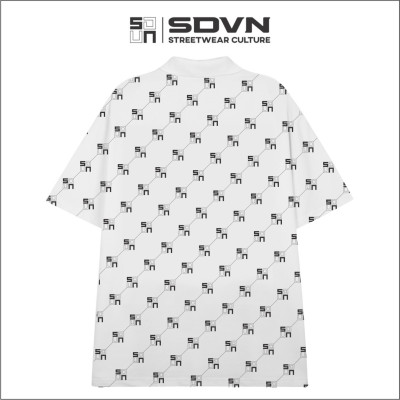 Áo Thun POLO Unisex Form Rộng - Brand Chính Hãng SDVN - LOGO