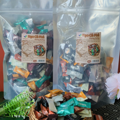 Kẹo Cà Phê Coffee Candy Đài Loan Không Đường Túi 250g