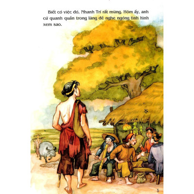 Sách - Anh Chàng Nhanh Trí - Tranh Truyện Dân Gian Việt Nam - NXB Kim Đồng