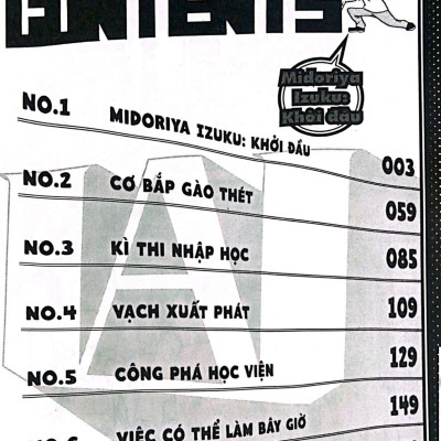 Sách - My Hero Academia - Học Viện Siêu Anh Hùng - Tập 1 - Midoriya Izuku - Khởi Đầu (Tái Bản 2025)