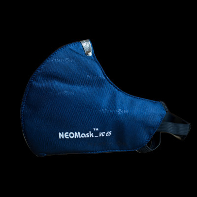 Khẩu trang than hoạt tính NeoVision - NeoMask VC65 ( chuẩn N95 ) Chống bụi siêu mịn PM2.5, lọc khuẩn BFE 95% (Được cấp bởi Nelson Lab), kháng khuẩn, chống giọt bắn có thể giặt tái sử dụng nhiều lần- Xanh đậm
