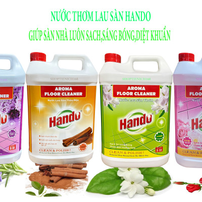 Nước thơm lau sàn nhà Hando can 5L Hương Nhài