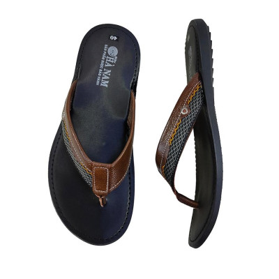 Dép Xỏ Ngón Nam HÀ NAM Da Bò Thật Cao Cấp DNA2194