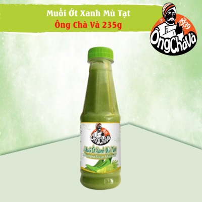 Muối Ớt Xanh Mù Tạt Ông Chà Và 235g (Mustard Green Chilli Salt)