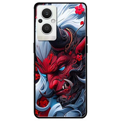 Ốp lưng cho Oppo Reno 2Z, 2F - 6z - 7z 5G - 8z 5G - A96 5G - 8T 4G - 8T 5G - Quỷ Đỏ Sừng Đen - Hàng Chính Hãng