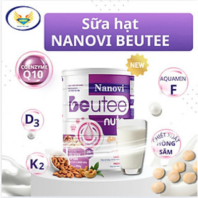 Sữa hạt Nanovi Beutee Nuts – kết hợp 25 loại hạt hộp 900g