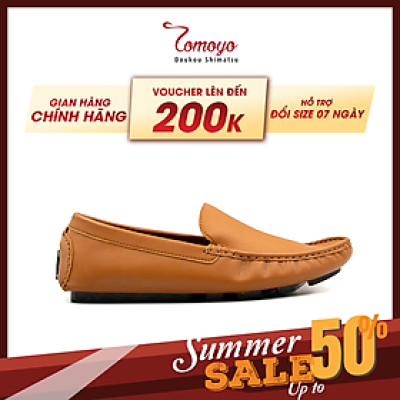 Giày Lười Nam Da MicroFiber Tomoyo TMN05603