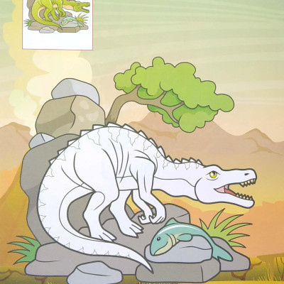 Tô Màu Thế Giới Khủng Long Dinosaurs 2