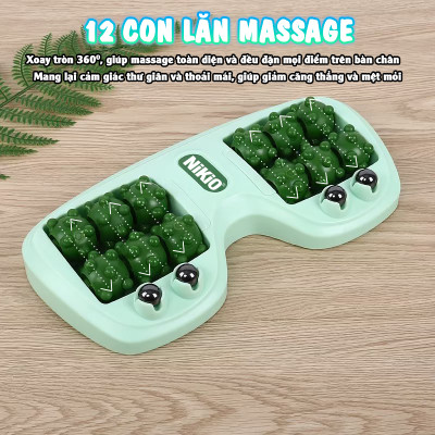 Bàn lăn massage chân bằng nhựa Nikio NK-05C - Hàng cao cấp