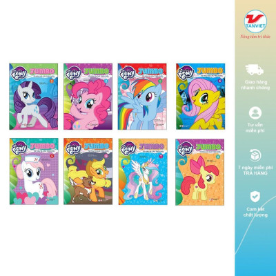 Sách - My Little Pony - Jumbo Tô Màu Và Các Trò Chơi 4 - Tân Việt Books