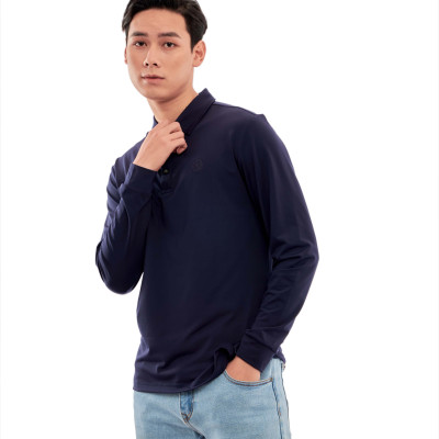 Áo Thun Nam Dài Tay Aligro Chất Liệu Cotton Cao Cấp, Siêu Mềm Mại, Dày Dặn, Cực Dễ Chịu, Thấm Hút Tốt ALGAPD055