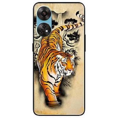 Ốp lưng dành cho Oppo Reno 8T 4G - Reno 8T 5G - Reno 10 5G - Reno 10 Pro 5G - Hổ Sọc - Hàng Chính Hãng