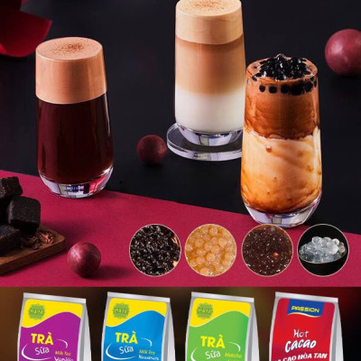 Trà sữa hòa tan Maya Hazelnut (hạt dẻ) - túi 1 kg