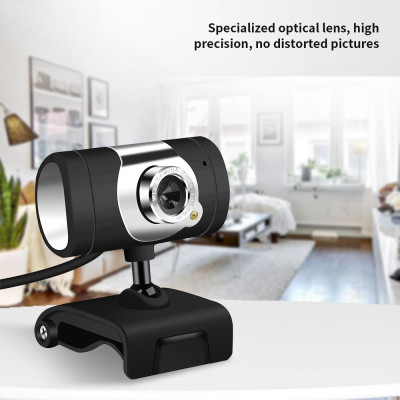 Webcam HXSJ A847 480P  Lấy nét Tích hợp Micrô hấp thụ âm thanh cho Máy tính để bàn, laptop
