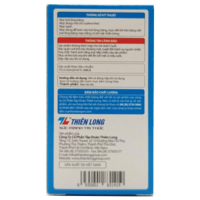 Mực Bút Lông Bảng 25ml - Thiên Long WBI-01 - Mực Xanh