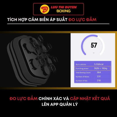 Máy tập boxing theo nhạc - Boxing music machine - One Punch Boxing Musical- Lừu Thị Duyên Boxing - Đại lý chính hãng Tại