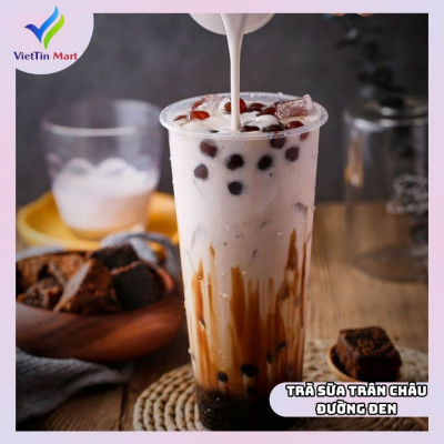 Set Nấu Trà Sữa Trân Châu Đường Đen Viettin Mart 400g