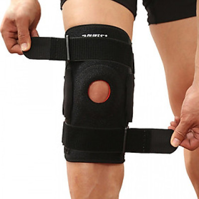 Đai Hỗ Trợ Khớp Gối AOLIKES YE-7907 Có Thanh Nhôm Trợ Lực Cao Cấp Sport Knee Protector - Hàng Chính Hãng