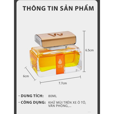 Nước Hoa Xe Hơi Perfume Mùi Hương Dịu Nhẹ, An Toàn Cho Mọi Lứa Tuổi