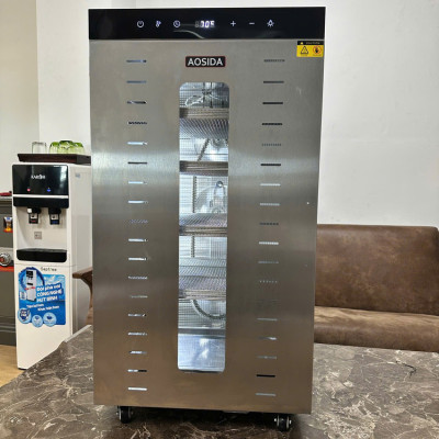 Máy sấy thực phẩm công nghiệp thương hiệu cao cấp AOSIDA SS-24H 24 khay - Dung tích 215L - Hàng nhập khẩu