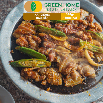 Hạt Giống Đậu Bắp GreenHome, GÓI 100GR, Dễ Trồng, Nảy Mầm Cao, Thu Hoạch Nhanh, Năng Suất T47