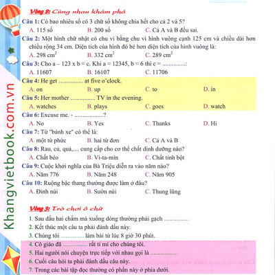 Em Muốn Thành Trạng Nguyên Nhỏ Tuổi (Lớp 4)
