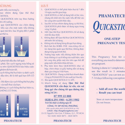 Que thử thai nhanh QuickStick (Hộp 1 cái)