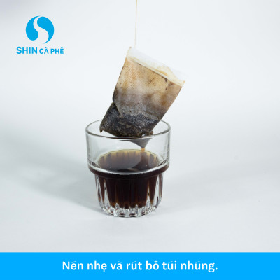 Cà phê Khe Sanh Blend - SHIN Cà Phê - Túi Nhúng - Hộp 10 gói