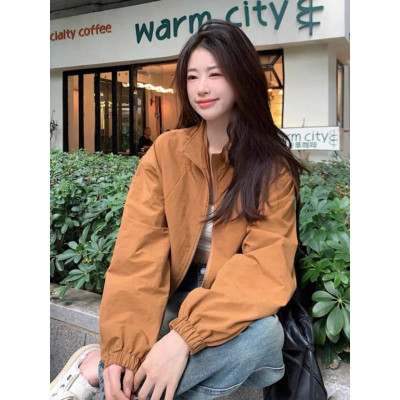 Áo khoát nữ hàn quốc dù trượt nước 2 lớp hàng bao chất cực chuẩn-A2093