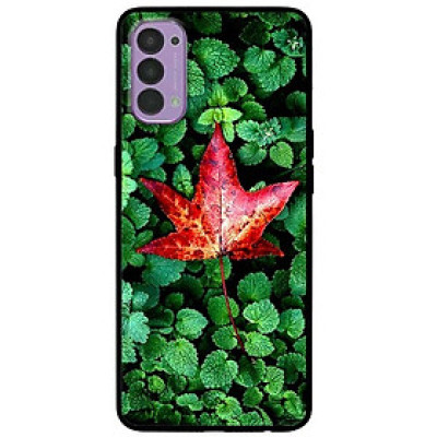 Ốp lưng dành cho Oppo Reno 4 mẫu Lá Phong Đỏ