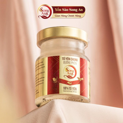 Yến chưng sẵn, Tổ yến sào chưng hũ Song An Food 70ml tăng sức đề kháng