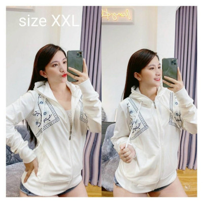 Áo khoác nỉ  thun coton da cá chống nắng cao cấp nhiều màu  Size 2XL  62- 70kg