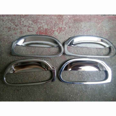 Bộ 8 Ốp Tay Hõm Cửa Mạ Crom Chống Trầy Xước Dành Cho Ô Tô Attrage 2015-2019