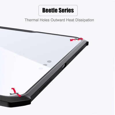 Ốp lưng trong Xundd dành cho iPad Pro 9.7 / iPad gen (7 8 9) 10.2 / iPad Pro 11 2018/2020, Mặt lưng trong suốt, Viền TPU chống sốc - Hàng nhập khẩu 