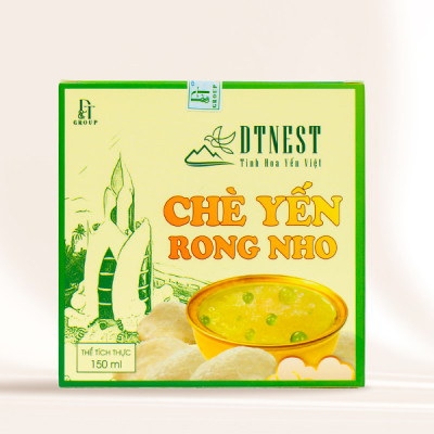 Chè Yến Rong Nho DT NEST - Thơm Ngon, Bổ Dưỡng, Tiện Lợi