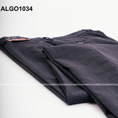 Quần Âu Nam Aligro Màu grey chất liệu cao Cấp, chuẩn Form Slimfit, Tôn Dáng màu grey ALGO1034