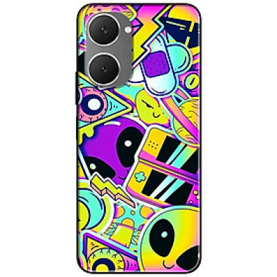 Ốp lưng cho Vivo Y03 - Y03T - Y18 - Y18S - Y18T - Y27 5G - Y28 4G - Y36 - Họa Tiết Bảy Màu - Hàng Chính Hãng