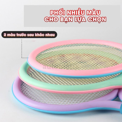 Vợt Cầu Lông Cho Bé Chính Hãng Trẻ Em Automatik Màu Hồng Đôi Xịn Mini Nhẹ Màu Tím Xanh Dương
