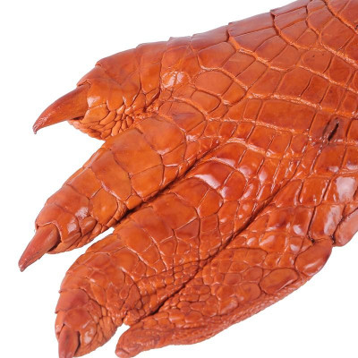 Móc khóa da cá sấu Huy Hoàng nguyên màu vàng HC8274